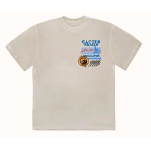 Travis Scott Cactus Trails Assn T-shirt Cream Large Mens New NWT